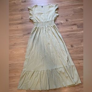 SHEIN Olive Green Textured Top